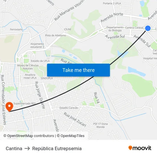 Cantina to República Eutrepsemia map