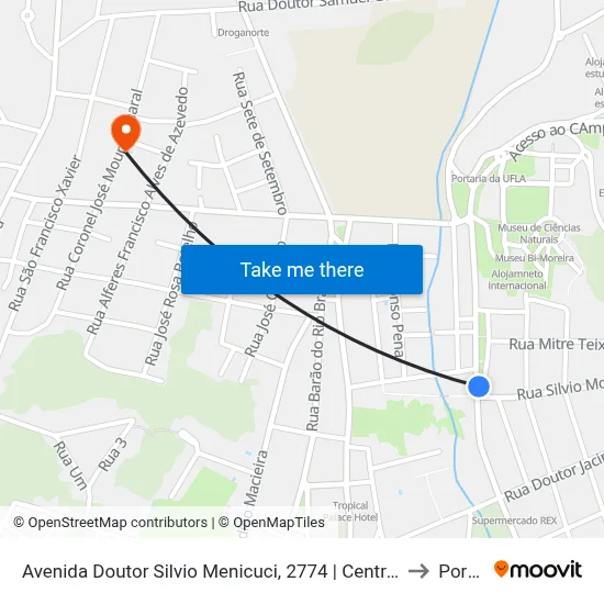 Avenida Doutor Silvio Menicuci, 2774 | Centro De Especialidades Odontológicas to Portaria 2 map
