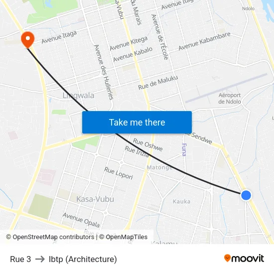Rue 3 to Ibtp (Architecture) map