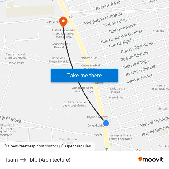 Isam to Ibtp (Architecture) map
