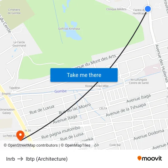 Inrb to Ibtp (Architecture) map