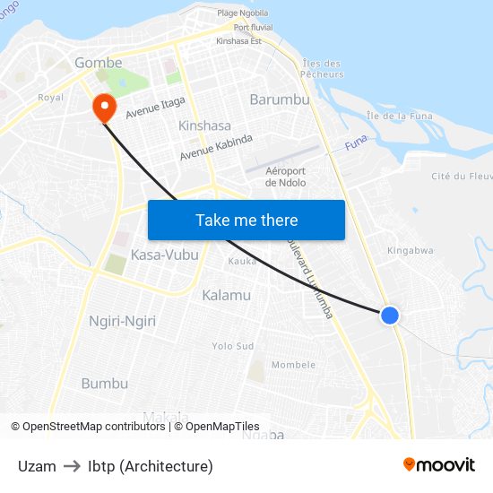 Uzam to Ibtp (Architecture) map