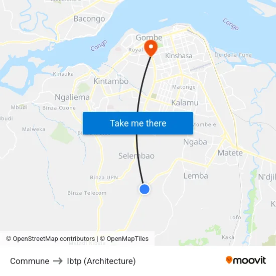 Commune to Ibtp (Architecture) map