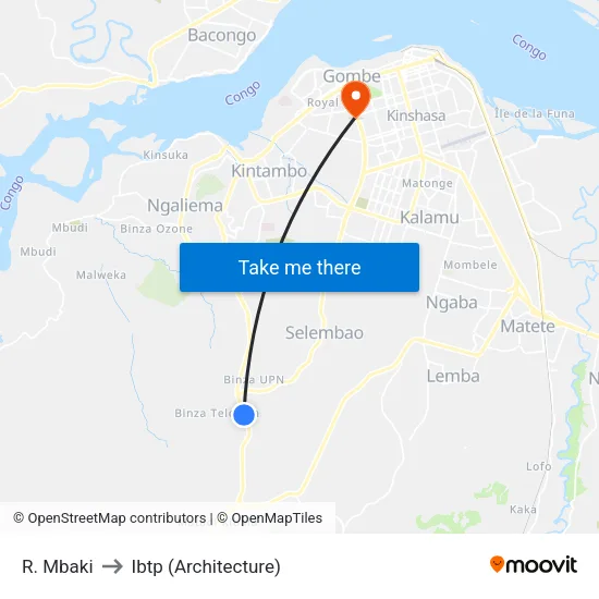 R. Mbaki to Ibtp (Architecture) map