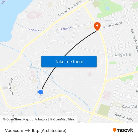 Vodacom to Ibtp (Architecture) map