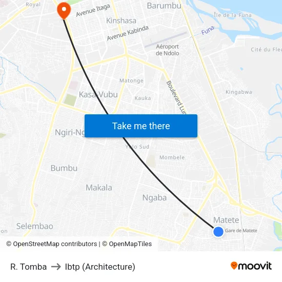 R. Tomba to Ibtp (Architecture) map