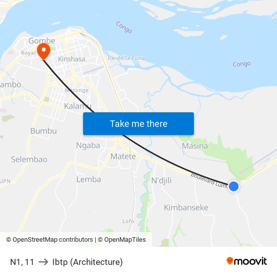 N1, 11 to Ibtp (Architecture) map