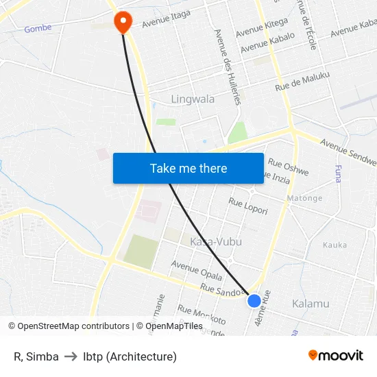 R, Simba to Ibtp (Architecture) map