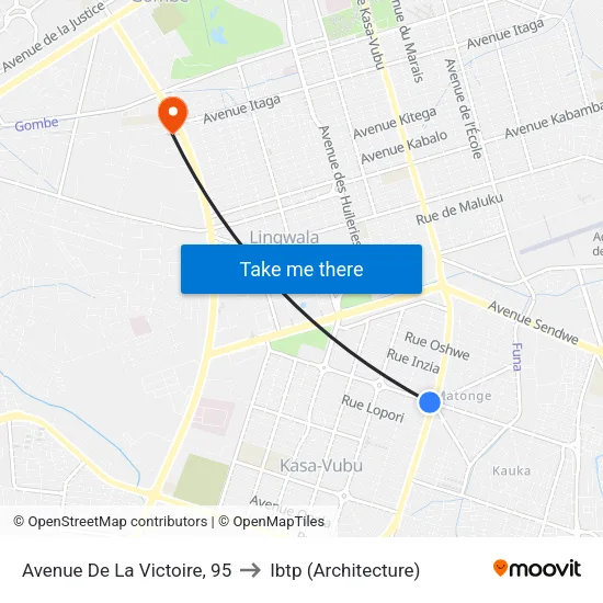 Avenue De La Victoire, 95 to Ibtp (Architecture) map