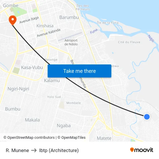 R. Munene to Ibtp (Architecture) map