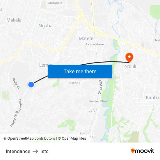 Intendance to Istc map