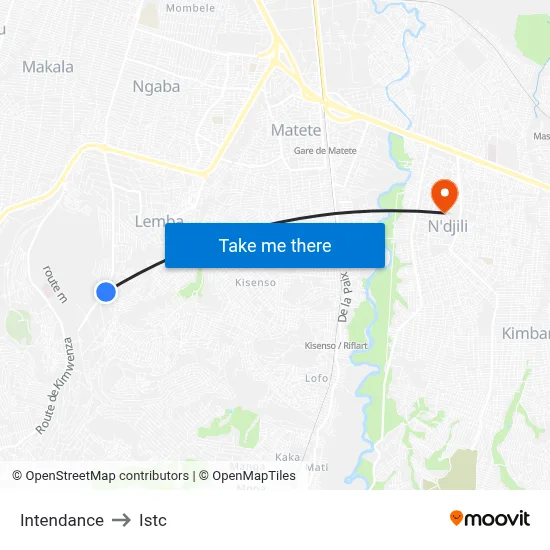 Intendance to Istc map