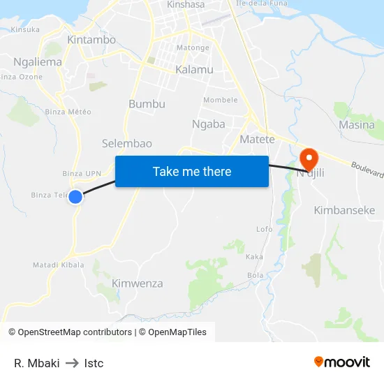 R. Mbaki to Istc map