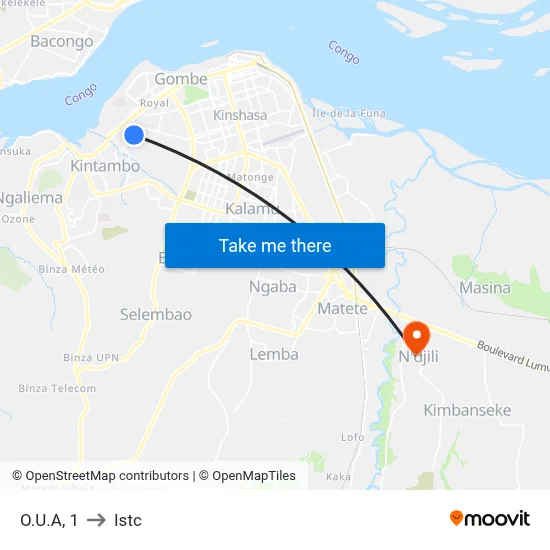 O.U.A, 1 to Istc map