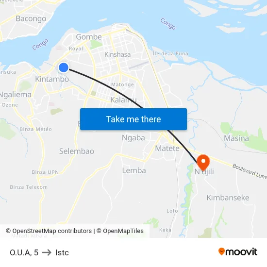 O.U.A, 5 to Istc map