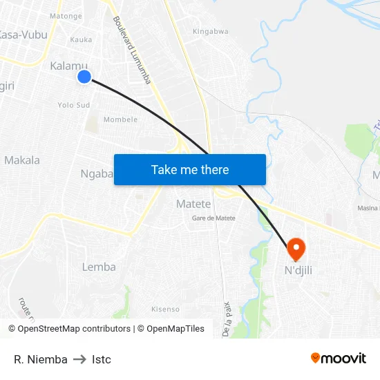 R. Niemba to Istc map
