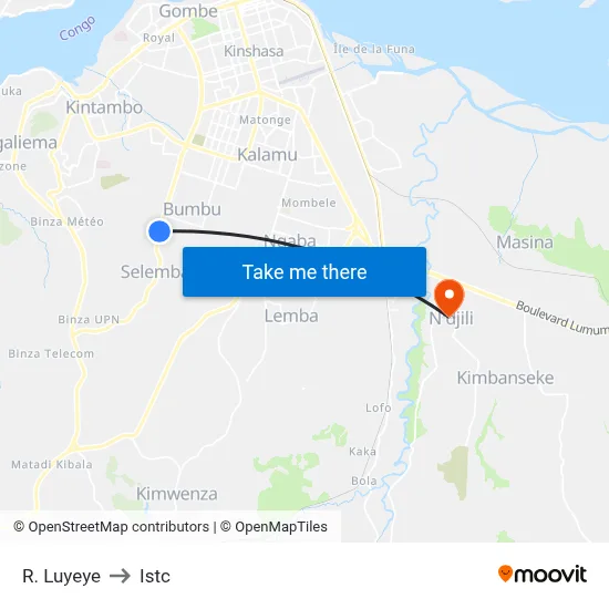 R. Luyeye to Istc map