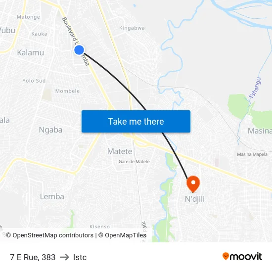 7 E Rue, 383 to Istc map