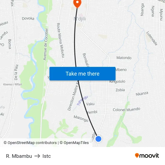 R. Mbambu to Istc map