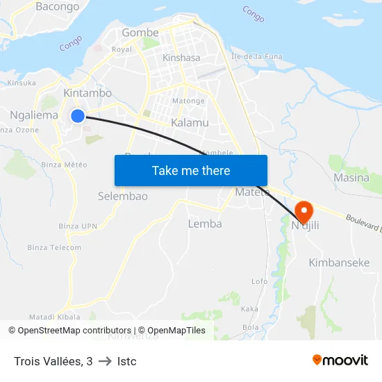 Trois Vallées, 3 to Istc map