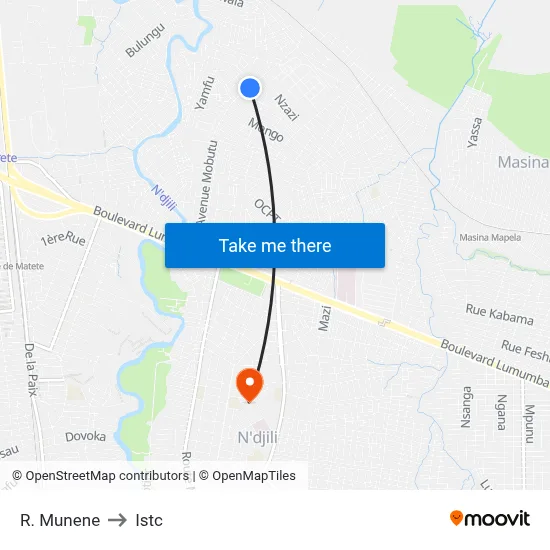 R. Munene to Istc map