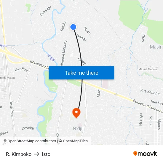 R. Kimpoko to Istc map