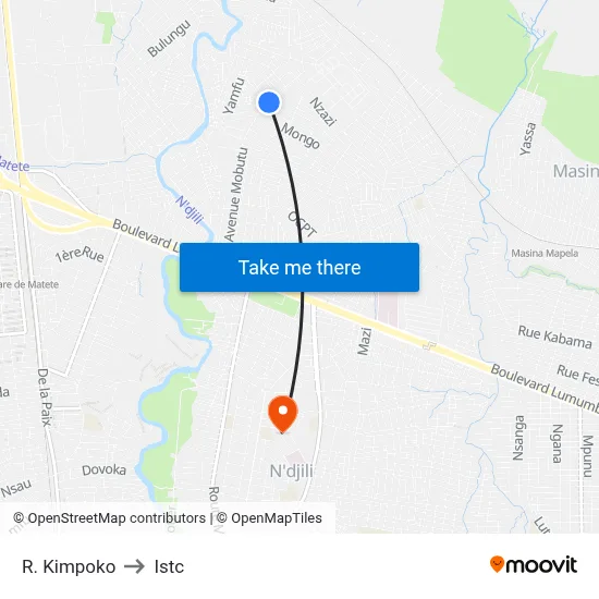 R. Kimpoko to Istc map