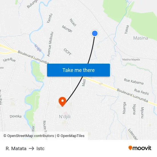 R. Matata to Istc map