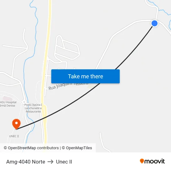 Amg-4040 Norte to Unec II map