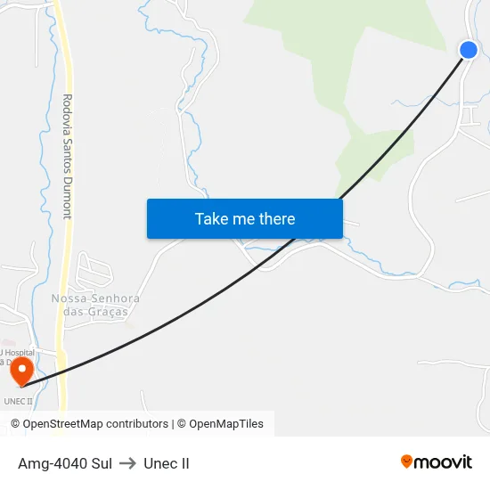 Amg-4040 Sul to Unec II map