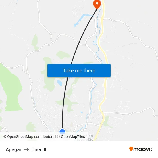 Apagar to Unec II map