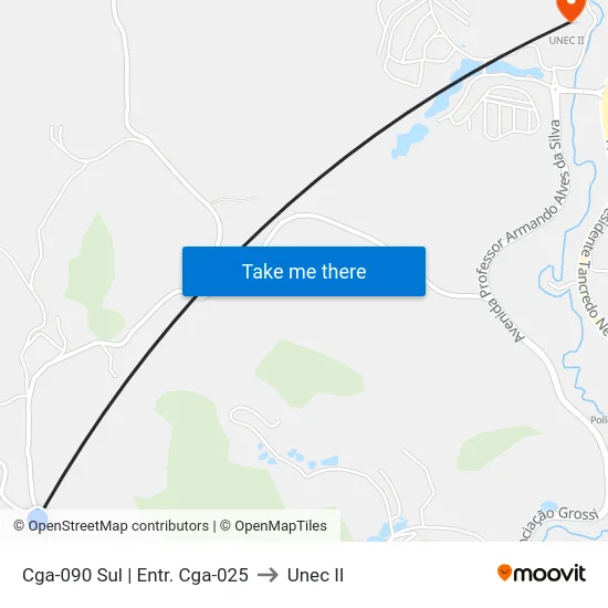 Cga-090 Sul | Entr. Cga-025 to Unec II map