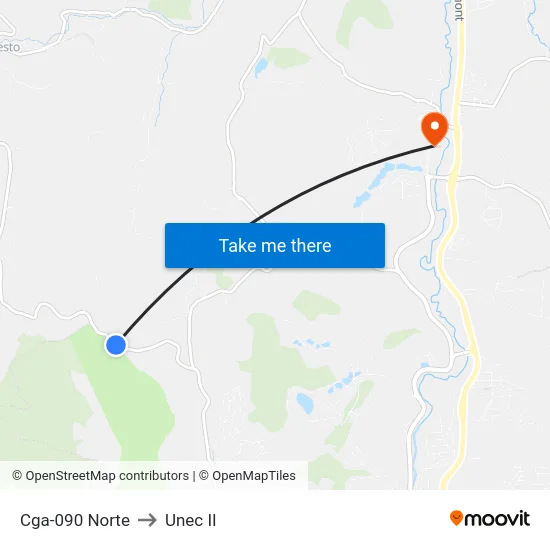 Cga-090 Norte to Unec II map