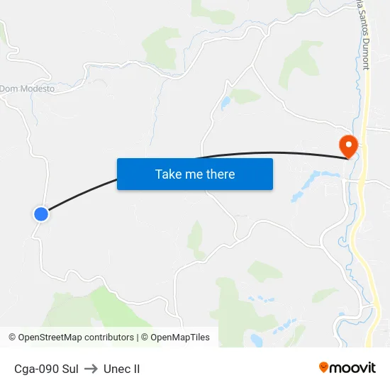 Cga-090 Sul to Unec II map