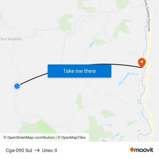 Cga-090 Sul to Unec II map