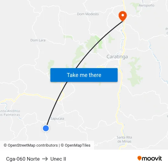 Cga-060 Norte to Unec II map