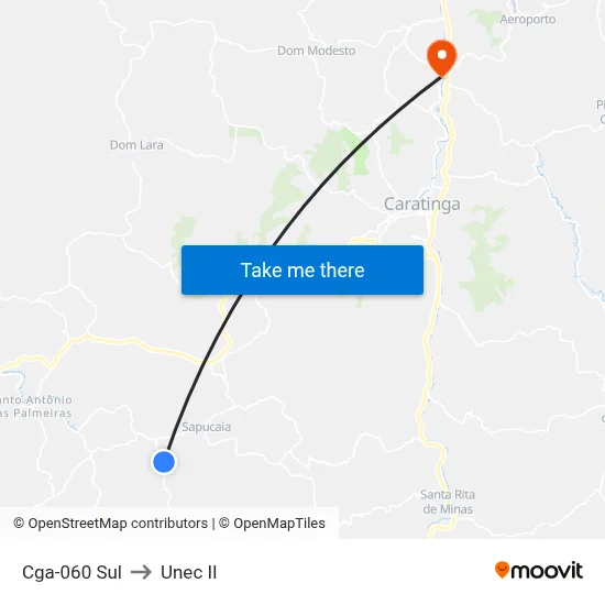 Cga-060 Sul to Unec II map