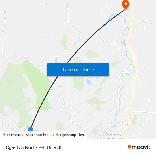 Cga-075 Norte to Unec II map