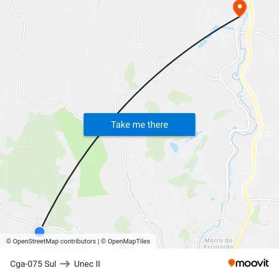 Cga-075 Sul to Unec II map
