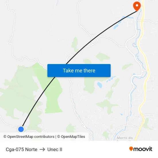 Cga-075 Norte to Unec II map