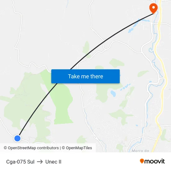Cga-075 Sul to Unec II map