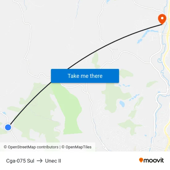 Cga-075 Sul to Unec II map