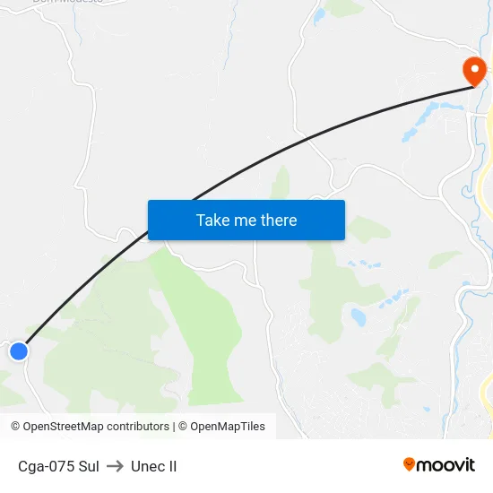 Cga-075 Sul to Unec II map