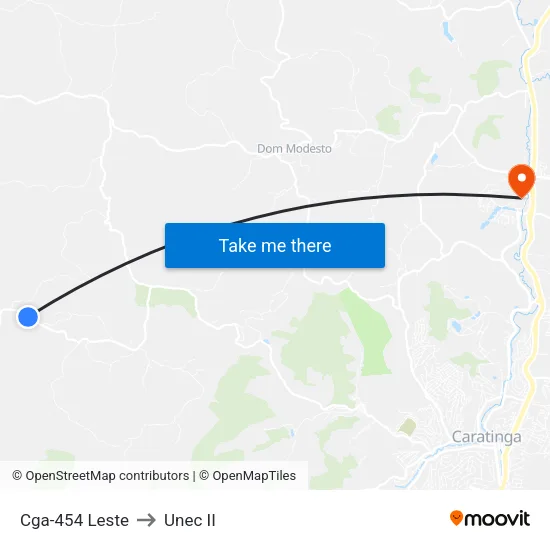 Cga-454 Leste to Unec II map