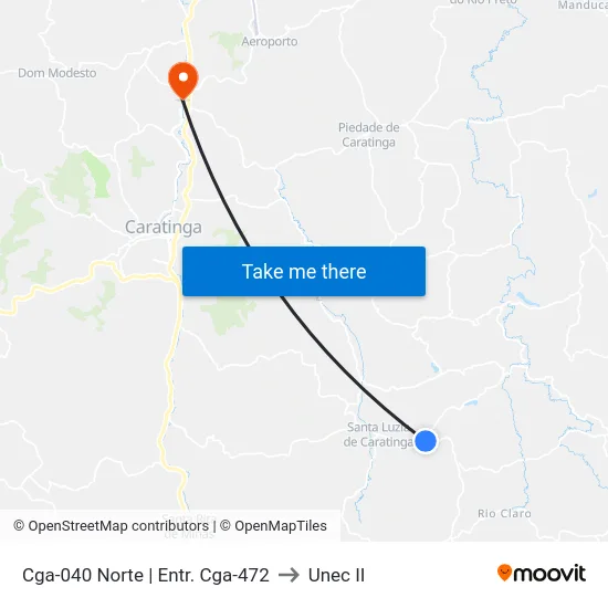 Cga-040 Norte | Entr. Cga-472 to Unec II map
