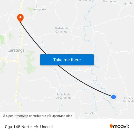 Cga-145 Norte to Unec II map