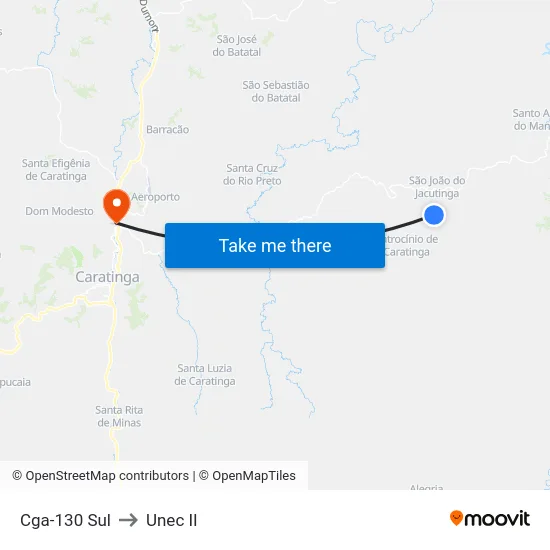 Cga-130 Sul to Unec II map