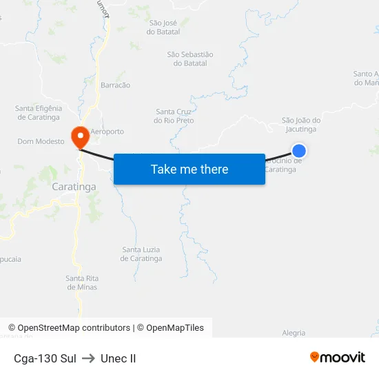 Cga-130 Sul to Unec II map