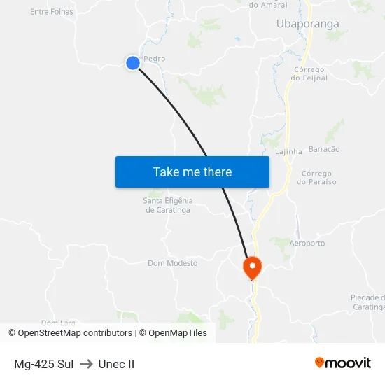 Mg-425 Sul to Unec II map