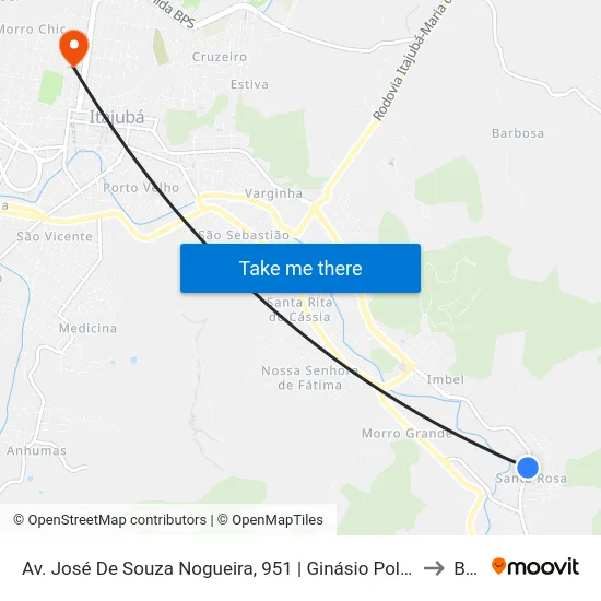 Av. José De Souza Nogueira, 951 | Ginásio Poliesportivo to BPS map
